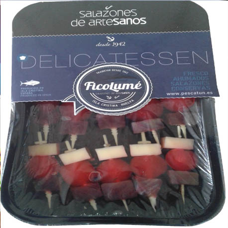 Solomillo de atún elaborado