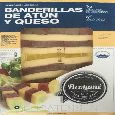 Banderilla de atún y queso