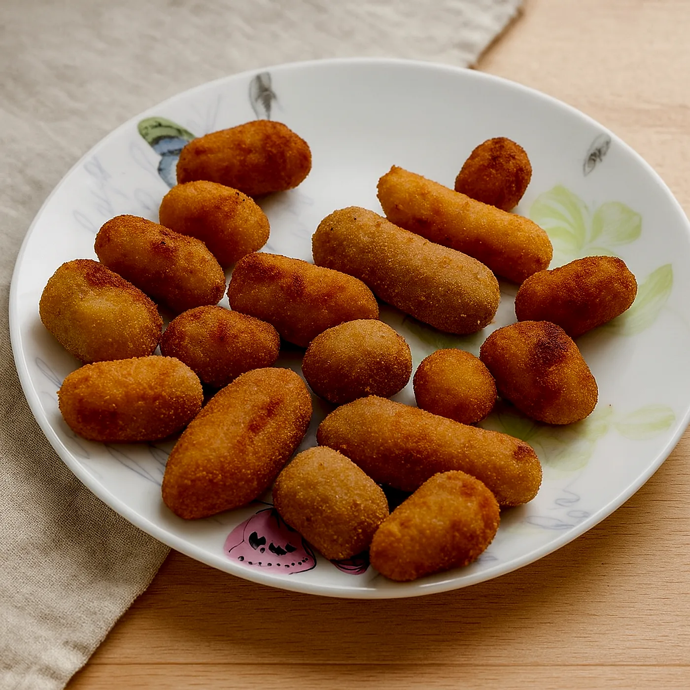Croquetas de gambas al ajillo, de las de siempre en la costa de Huelva