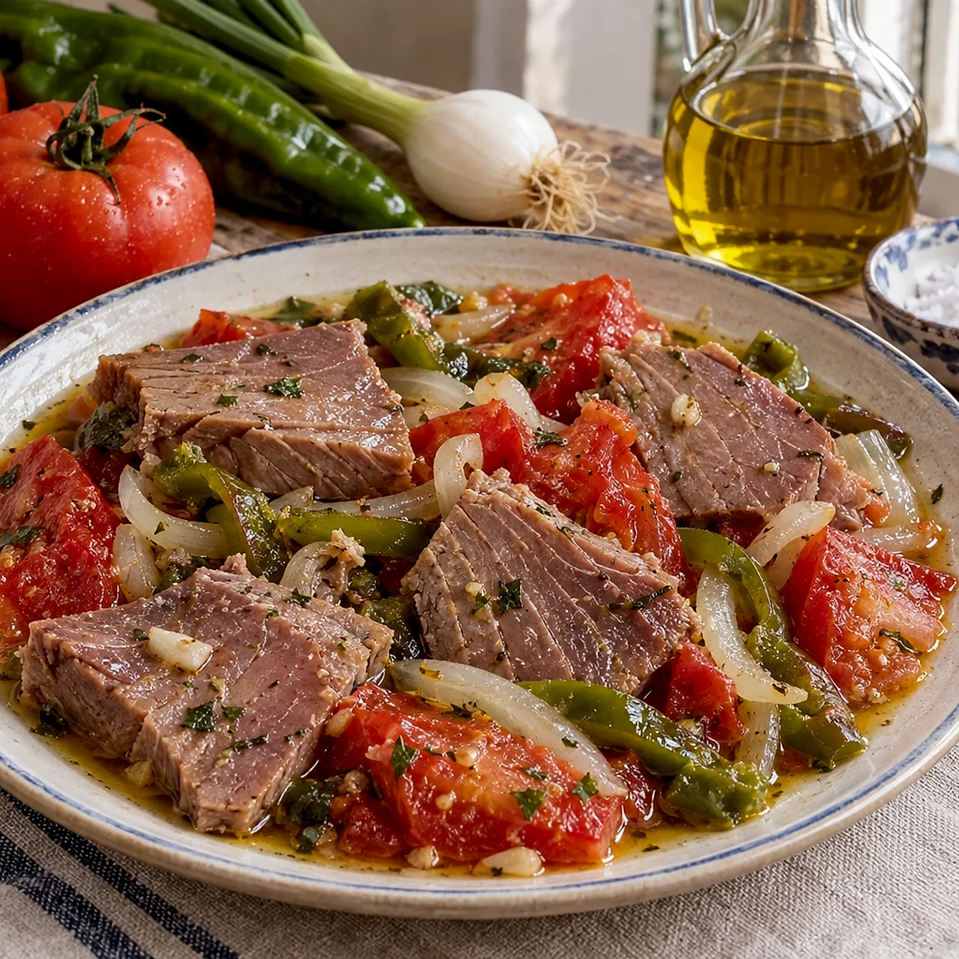 Receta de aliño de atún al ajillo, fácil en 15 minutos